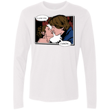 T-Shirts White / S Rebelstein Kiss Men's Premium Long Sleeve