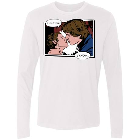 T-Shirts White / S Rebelstein Kiss Men's Premium Long Sleeve