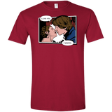 T-Shirts Cardinal Red / S Rebelstein Kiss Men's Semi-Fitted Softstyle