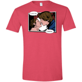 T-Shirts Heather Red / S Rebelstein Kiss Men's Semi-Fitted Softstyle