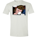 T-Shirts White / X-Small Rebelstein Kiss Men's Semi-Fitted Softstyle