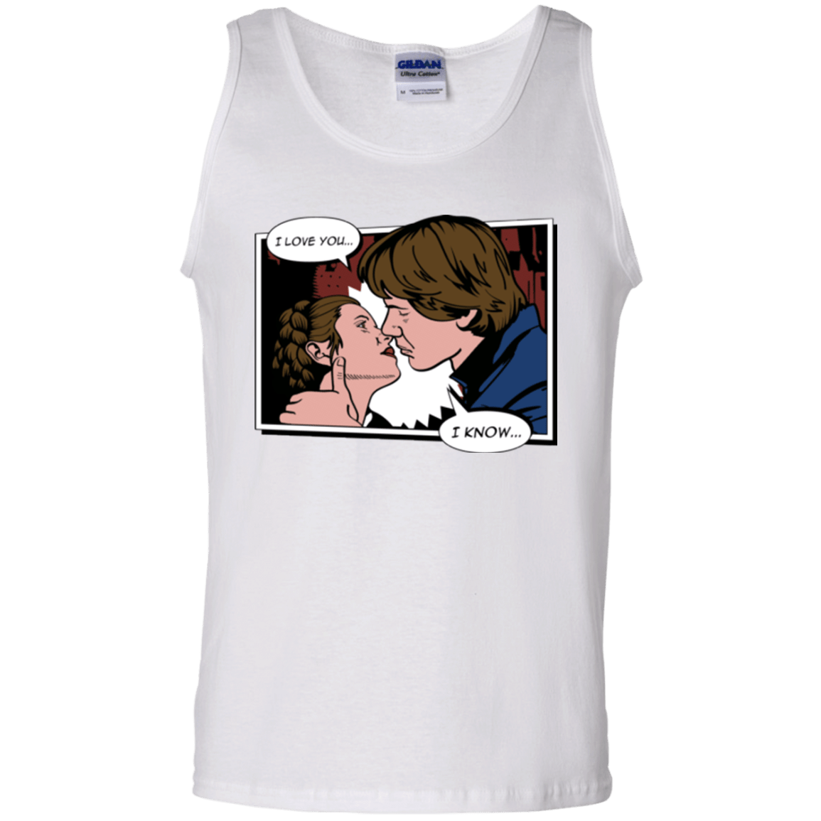 T-Shirts White / S Rebelstein Kiss Men's Tank Top