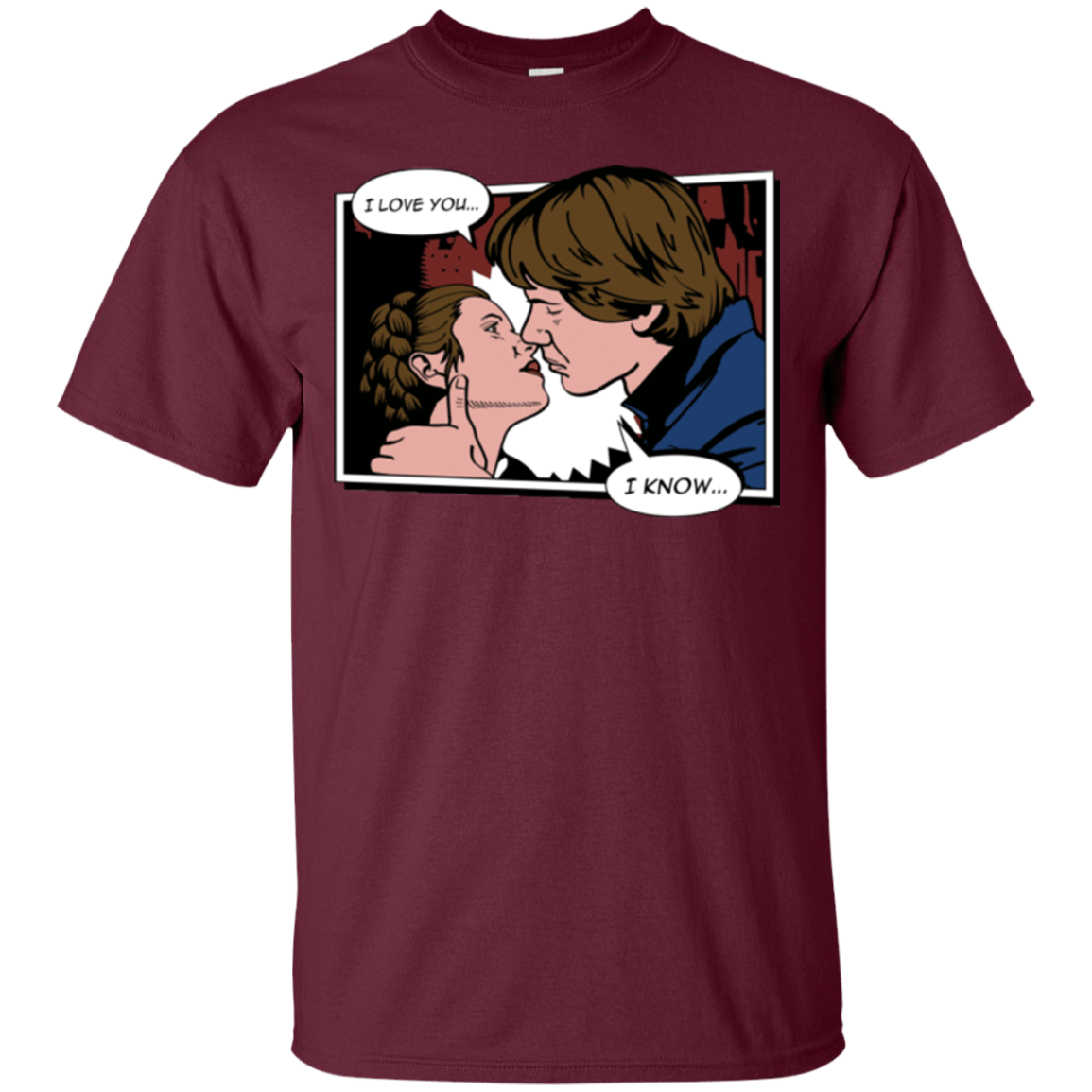 T-Shirts Maroon / S Rebelstein Kiss T-Shirt