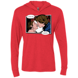 T-Shirts Vintage Red / X-Small Rebelstein Kiss Triblend Long Sleeve Hoodie Tee