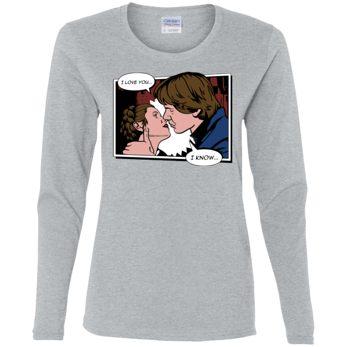 T-Shirts Sport Grey / S Rebelstein Kiss Women's Long Sleeve T-Shirt