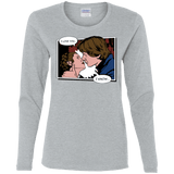 T-Shirts Sport Grey / S Rebelstein Kiss Women's Long Sleeve T-Shirt