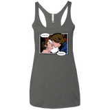 T-Shirts Premium Heather / X-Small Rebelstein Kiss Women's Triblend Racerback Tank