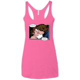 T-Shirts Vintage Pink / X-Small Rebelstein Kiss Women's Triblend Racerback Tank