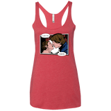 T-Shirts Vintage Red / X-Small Rebelstein Kiss Women's Triblend Racerback Tank