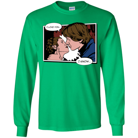 T-Shirts Irish Green / YS Rebelstein Kiss Youth Long Sleeve T-Shirt