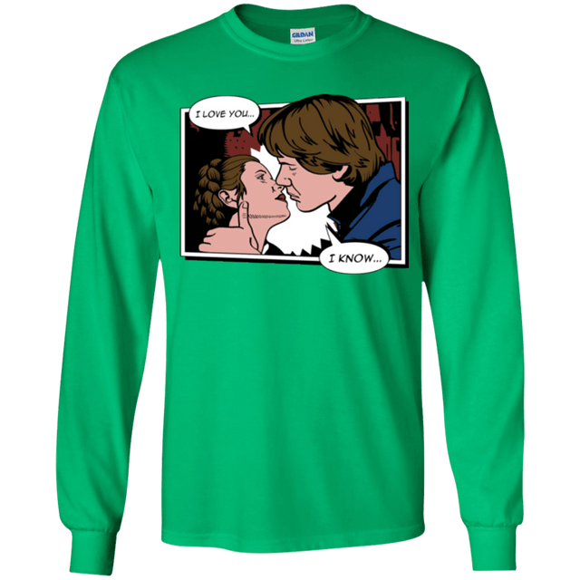 T-Shirts Irish Green / YS Rebelstein Kiss Youth Long Sleeve T-Shirt