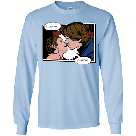 T-Shirts Light Blue / YS Rebelstein Kiss Youth Long Sleeve T-Shirt