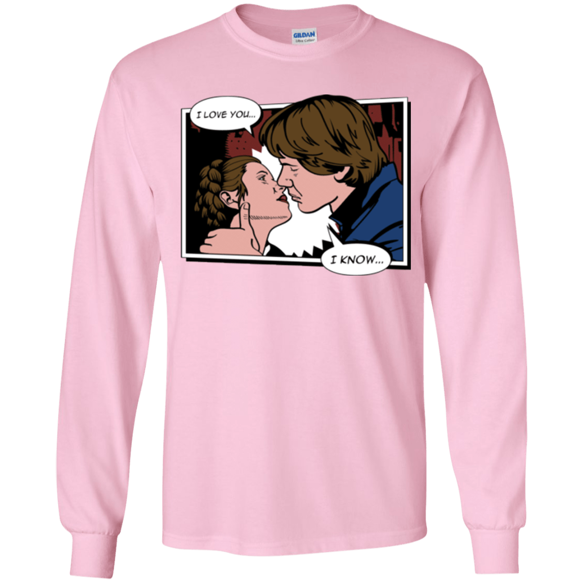 T-Shirts Light Pink / YS Rebelstein Kiss Youth Long Sleeve T-Shirt