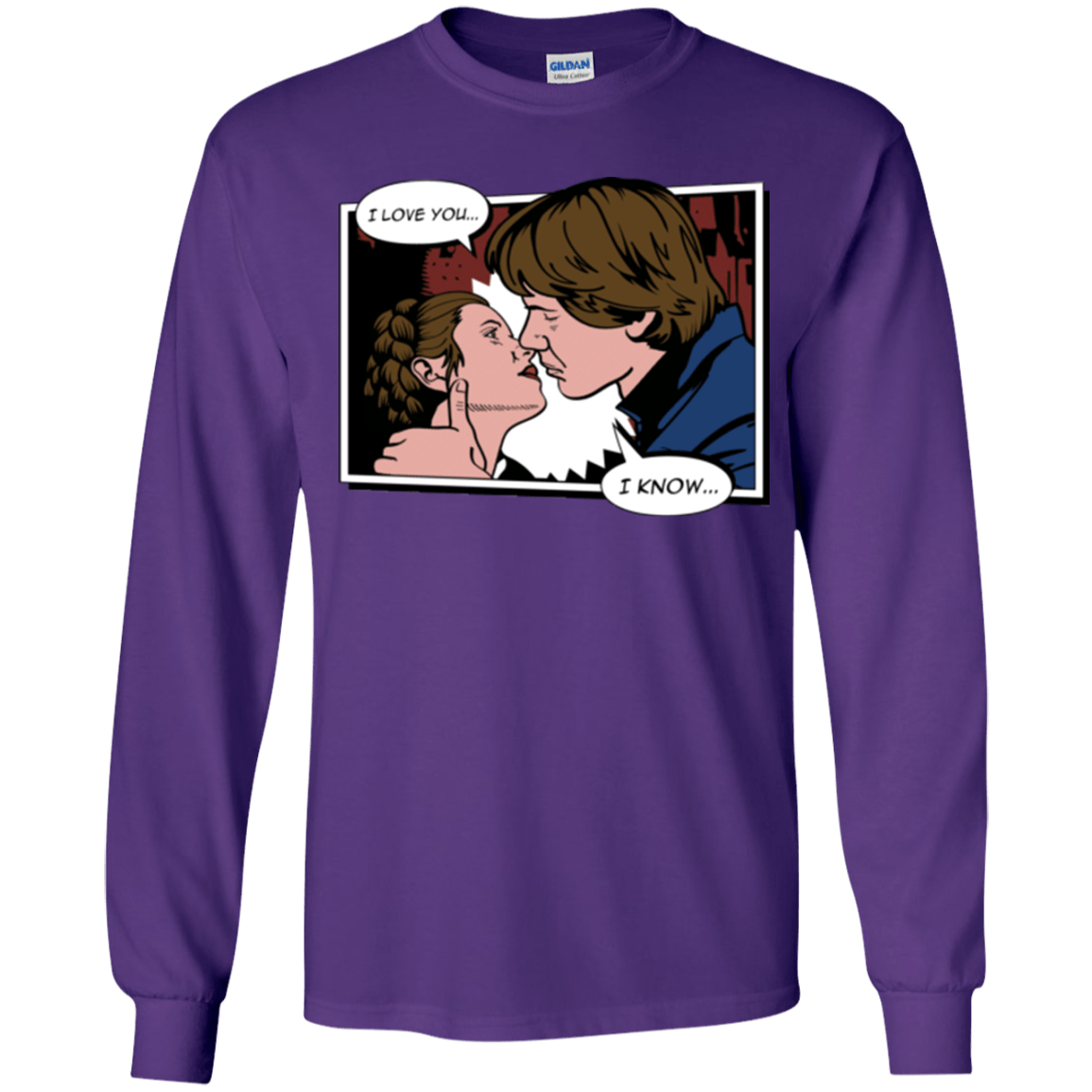 T-Shirts Purple / YS Rebelstein Kiss Youth Long Sleeve T-Shirt