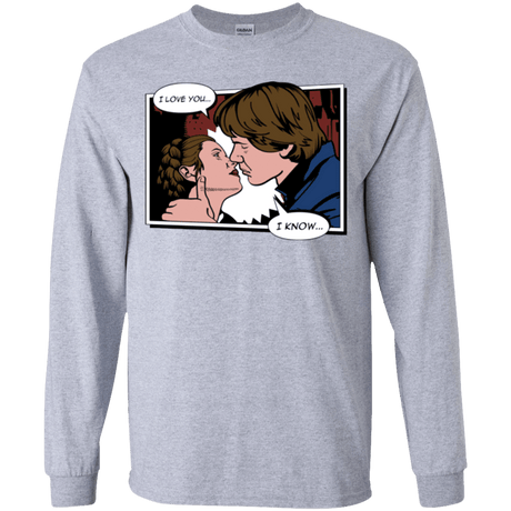 T-Shirts Sport Grey / YS Rebelstein Kiss Youth Long Sleeve T-Shirt