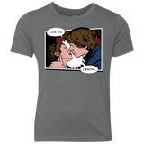 T-Shirts Premium Heather / YXS Rebelstein Kiss Youth Triblend T-Shirt