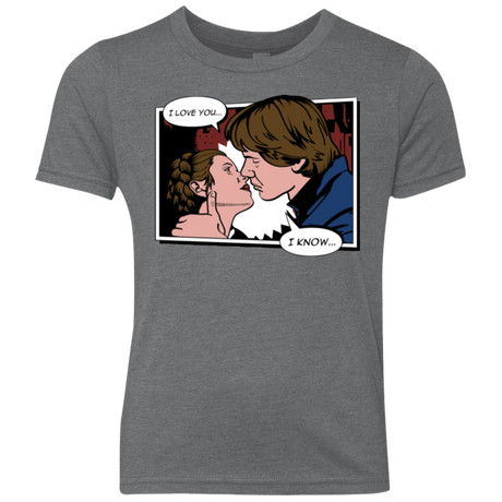 T-Shirts Premium Heather / YXS Rebelstein Kiss Youth Triblend T-Shirt