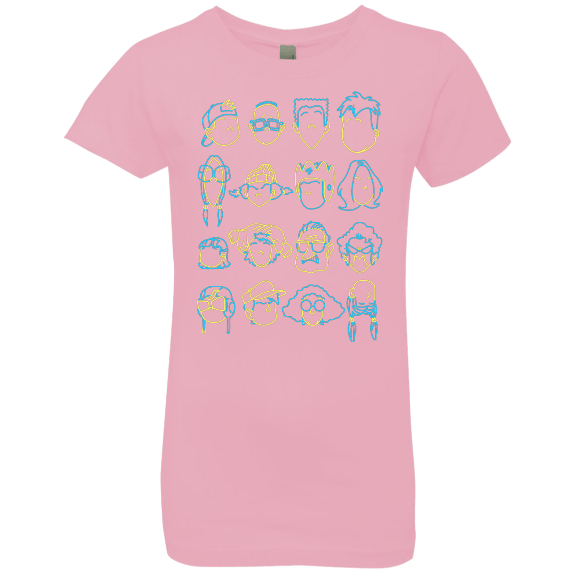 T-Shirts Light Pink / YXS RECESS Girls Premium T-Shirt