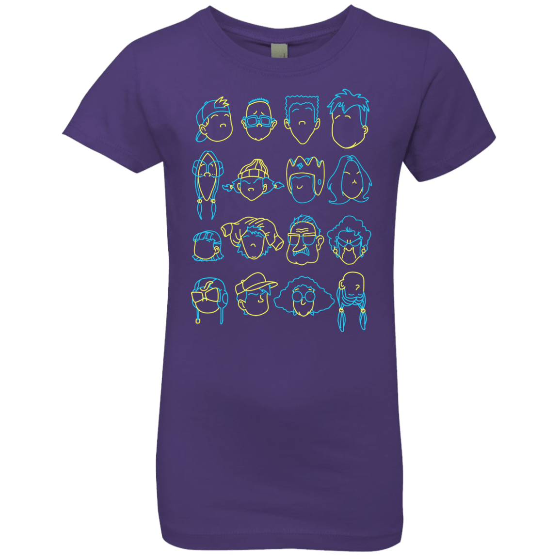 T-Shirts Purple Rush / YXS RECESS Girls Premium T-Shirt