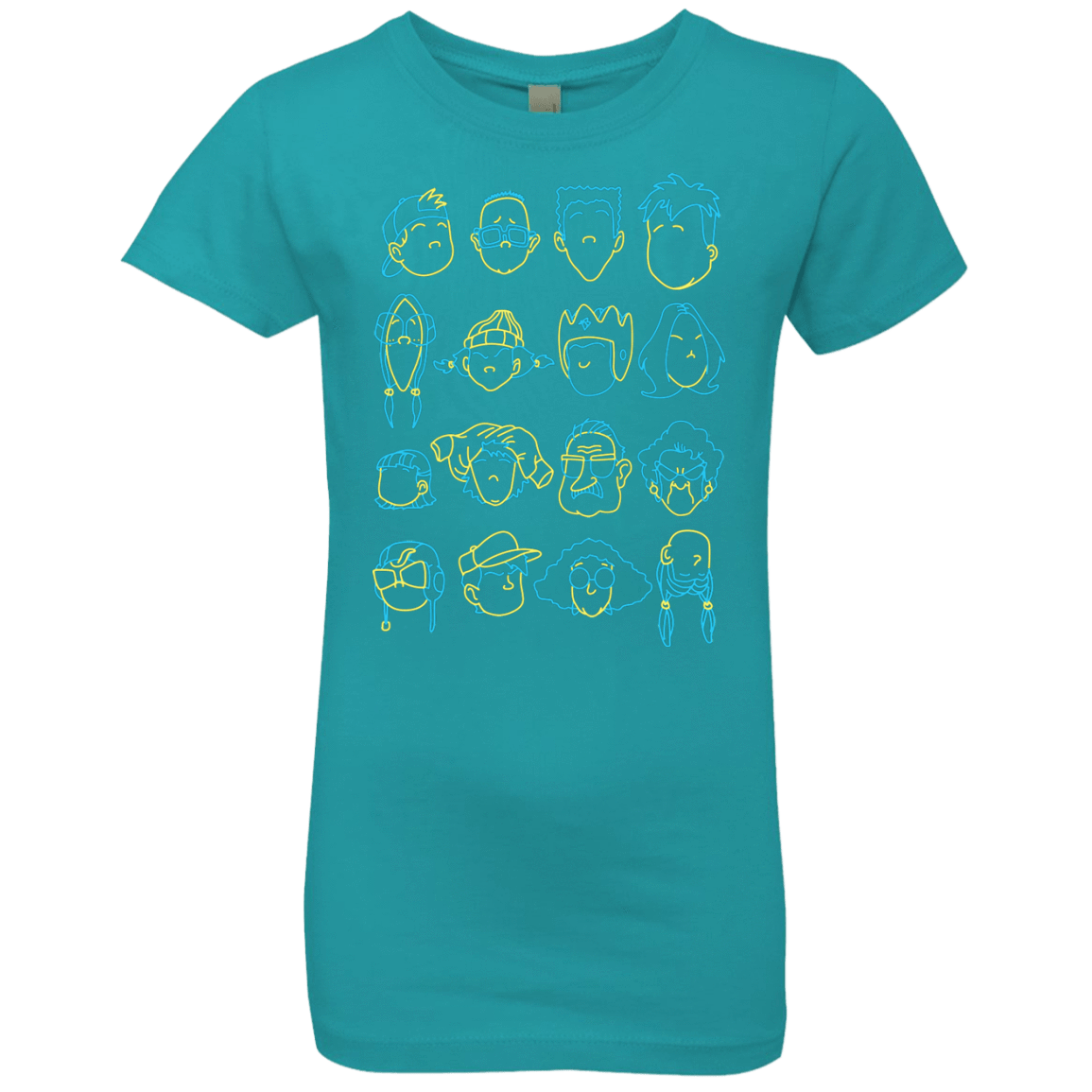T-Shirts Tahiti Blue / YXS RECESS Girls Premium T-Shirt