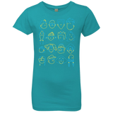 T-Shirts Tahiti Blue / YXS RECESS Girls Premium T-Shirt