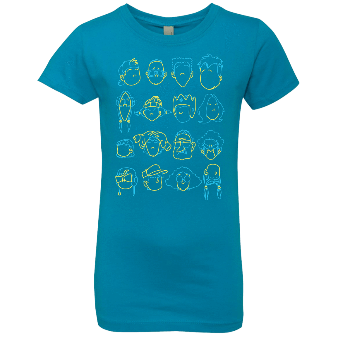 T-Shirts Turquoise / YXS RECESS Girls Premium T-Shirt