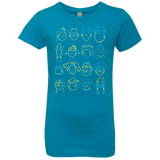 T-Shirts Turquoise / YXS RECESS Girls Premium T-Shirt