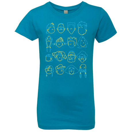 T-Shirts Turquoise / YXS RECESS Girls Premium T-Shirt