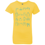 T-Shirts Vibrant Yellow / YXS RECESS Girls Premium T-Shirt