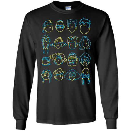 T-Shirts Black / S RECESS Men's Long Sleeve T-Shirt