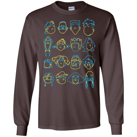 T-Shirts Dark Chocolate / S RECESS Men's Long Sleeve T-Shirt