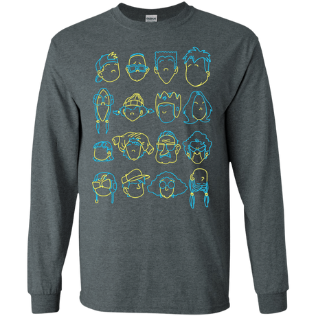 T-Shirts Dark Heather / S RECESS Men's Long Sleeve T-Shirt