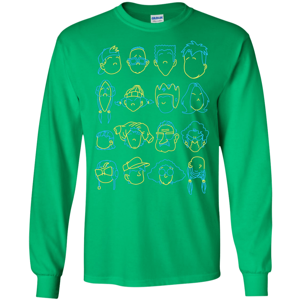 T-Shirts Irish Green / S RECESS Men's Long Sleeve T-Shirt