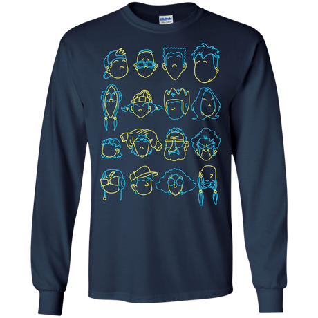 T-Shirts Navy / S RECESS Men's Long Sleeve T-Shirt