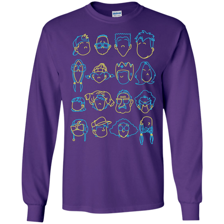 T-Shirts Purple / S RECESS Men's Long Sleeve T-Shirt