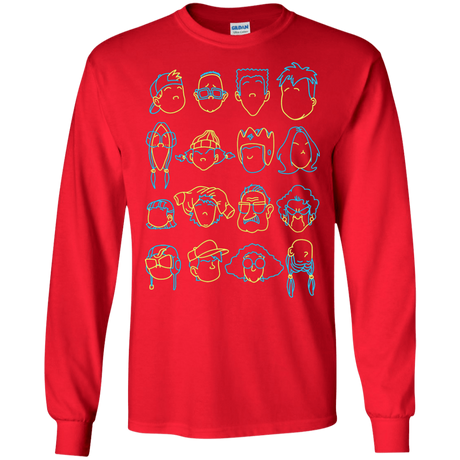 T-Shirts Red / S RECESS Men's Long Sleeve T-Shirt