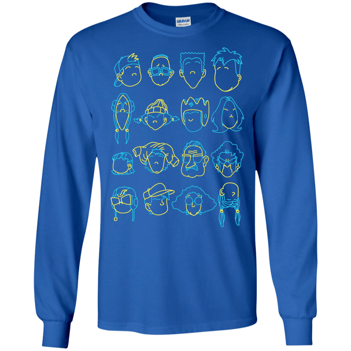 T-Shirts Royal / S RECESS Men's Long Sleeve T-Shirt