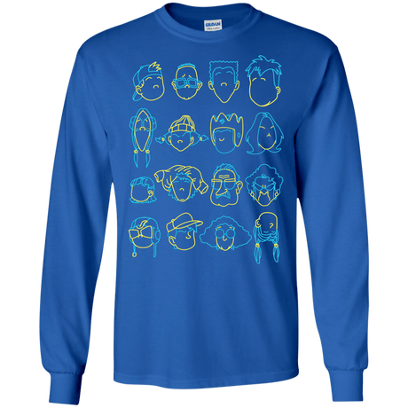 T-Shirts Royal / S RECESS Men's Long Sleeve T-Shirt