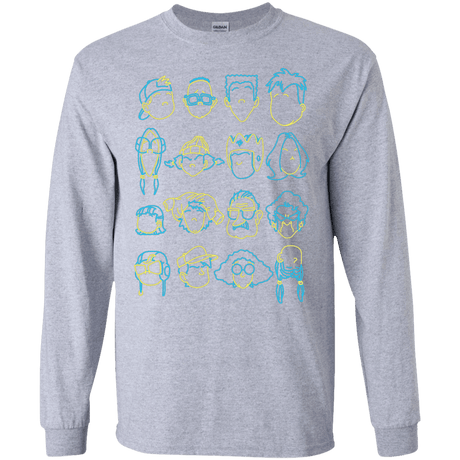 T-Shirts Sport Grey / S RECESS Men's Long Sleeve T-Shirt