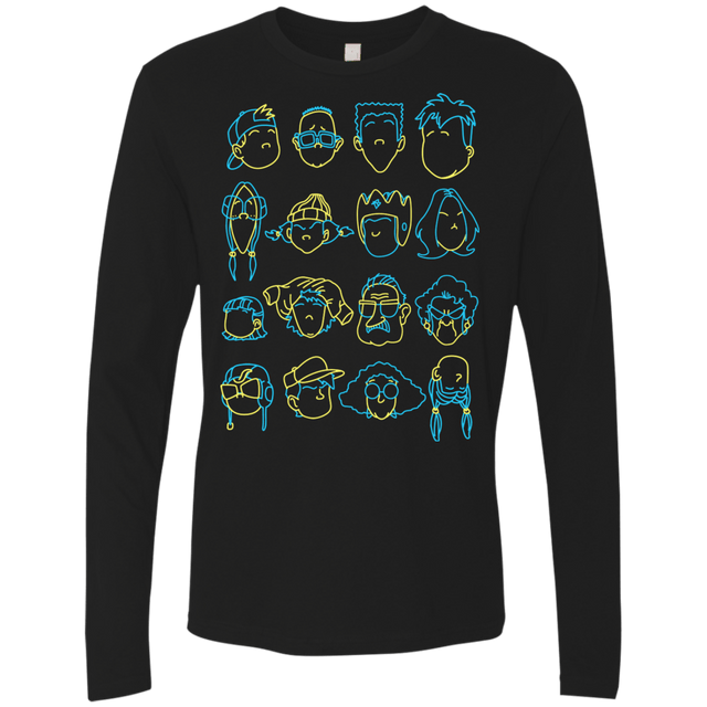 T-Shirts Black / S RECESS Men's Premium Long Sleeve