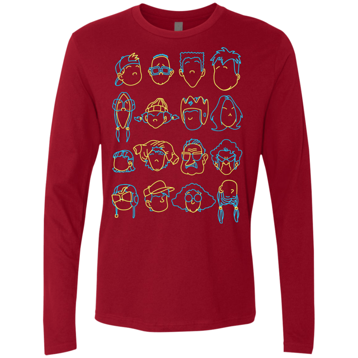 T-Shirts Cardinal / S RECESS Men's Premium Long Sleeve