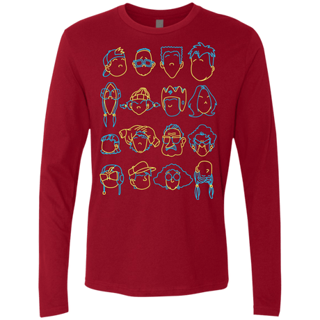 T-Shirts Cardinal / S RECESS Men's Premium Long Sleeve
