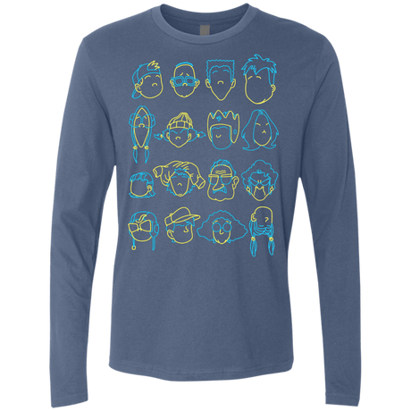 T-Shirts Indigo / S RECESS Men's Premium Long Sleeve