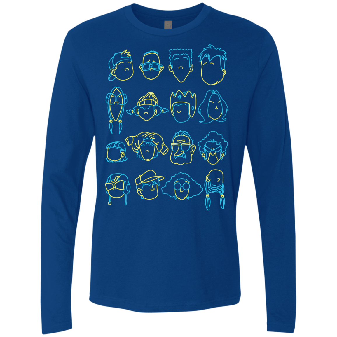 T-Shirts Royal / S RECESS Men's Premium Long Sleeve