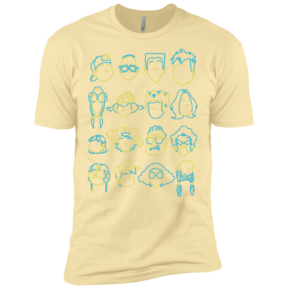 T-Shirts Banana Cream / X-Small RECESS Men's Premium T-Shirt
