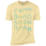 T-Shirts Banana Cream / X-Small RECESS Men's Premium T-Shirt