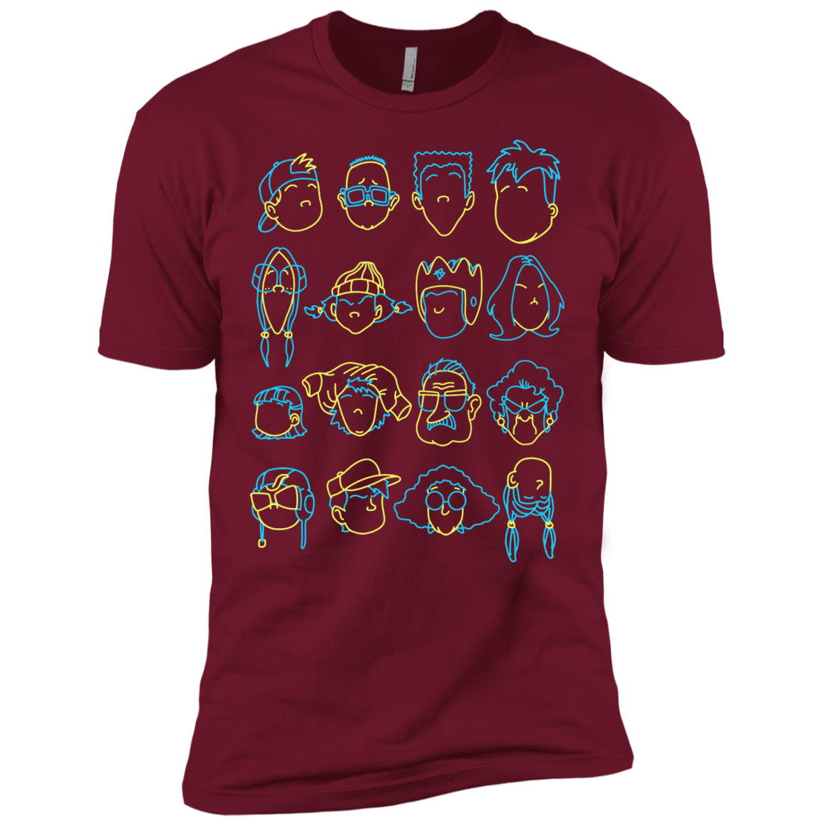T-Shirts Cardinal / X-Small RECESS Men's Premium T-Shirt