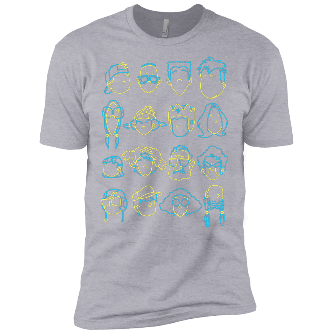 T-Shirts Heather Grey / X-Small RECESS Men's Premium T-Shirt