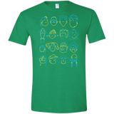 T-Shirts Heather Irish Green / S RECESS Men's Semi-Fitted Softstyle