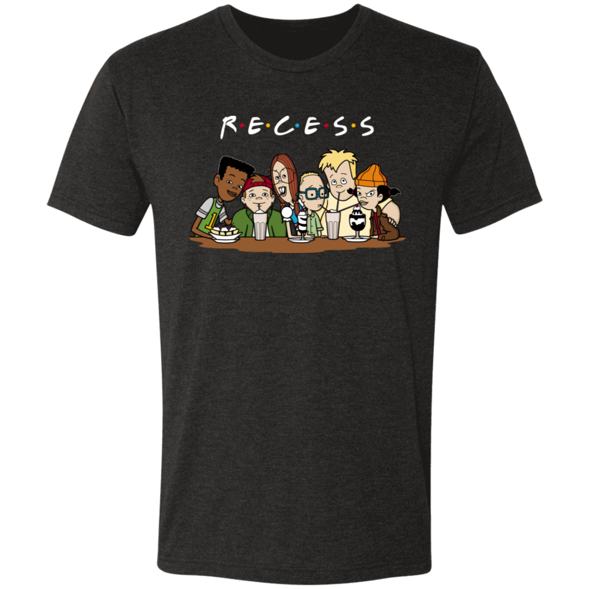 T-Shirts Vintage Black / S Recess Men's Triblend T-Shirt